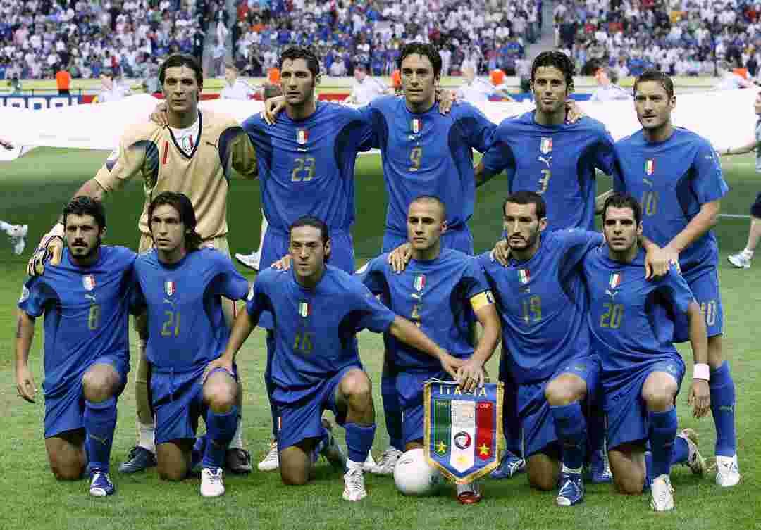 Đội bóng Italia đã từng 4 lần đứng trên bục vinh quang WC