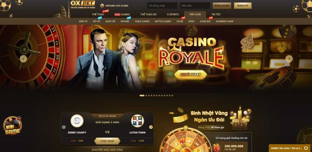 Trò chơi slot game đổi thưởng