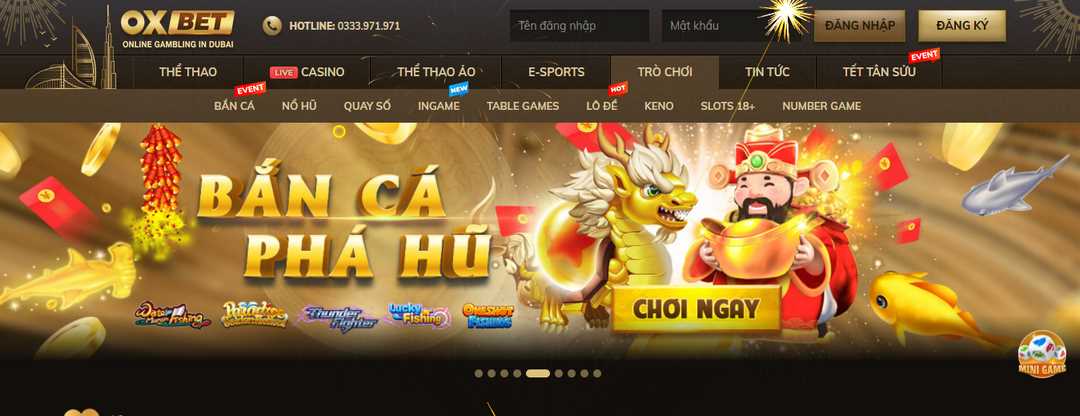 Giới thiệu một số thông tin về nhà cái Oxbet