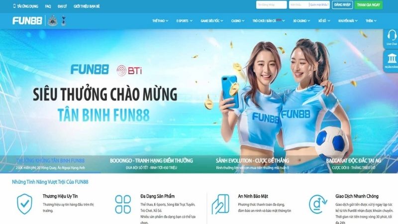 Sở hữu tài khoản cá cược Fun88 nhận về hàng loạt lợi ích